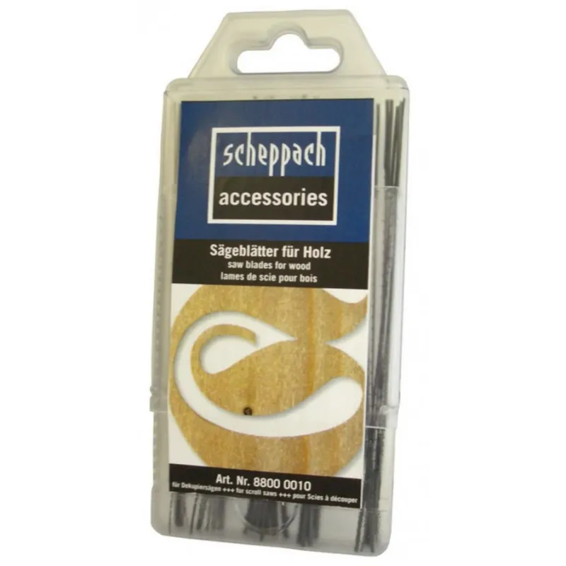 Universāls zāģa asmeņu komplekts kokam, 60 gab. SD 1600V, Scheppach