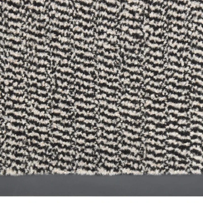 vidaXL durvju paklājs, 60x180 cm, gaiši brūns