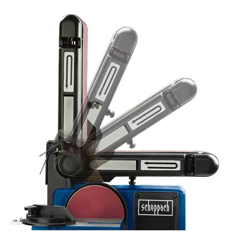 Siksnas un diska slīpētājs BTS800, Scheppach