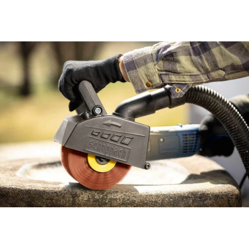 Cilindra formas abrazīvā neilona birste MRS1300 125x100mm, Scheppach