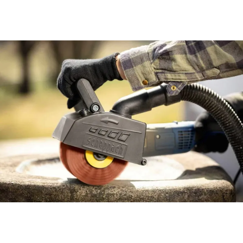 Cilindra formas abrazīvā neilona birste MRS1300 125x100mm, Scheppach