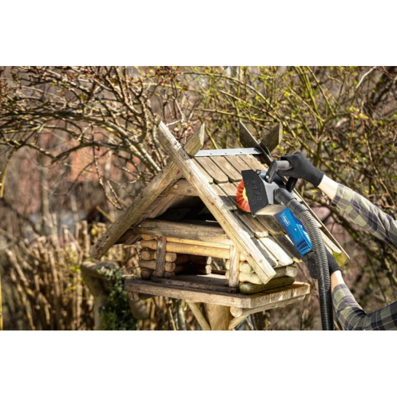 Cilindra formas abrazīvā neilona birste MRS1300 125x100mm, Scheppach