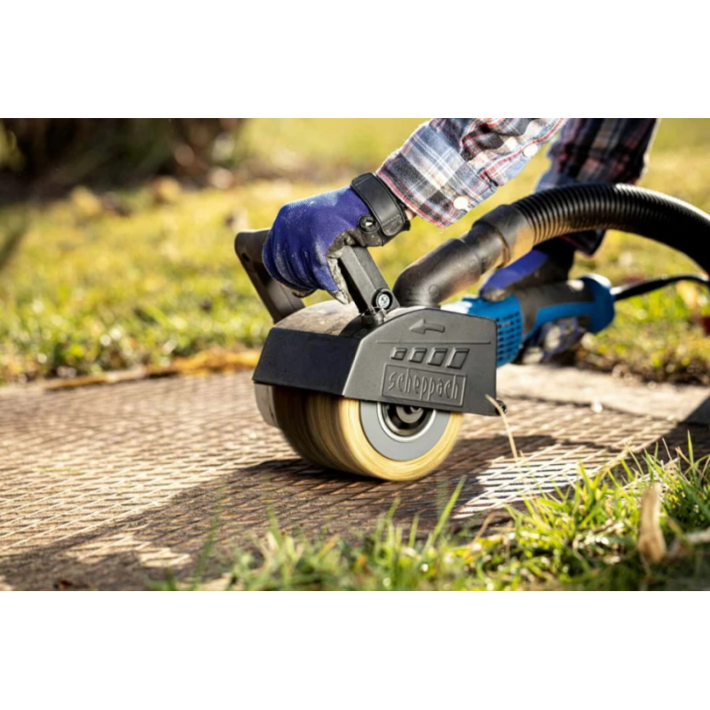 Cilindra formas metāla stiepļu birste MRS1300 125x100mm, Scheppach