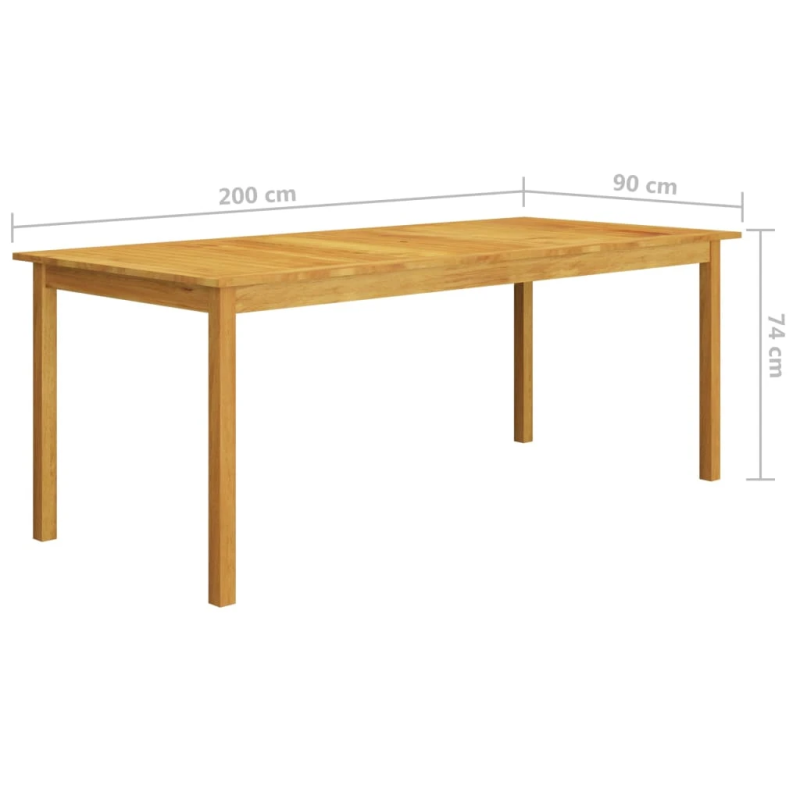 vidaXL 7-daļīgs dārza mēbeļu komplekts, pelēks