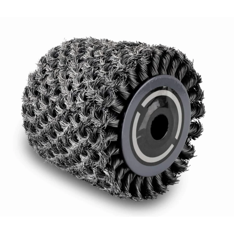 Twisted metal wire brush drum MRS1300 125x100mm, Scheppach