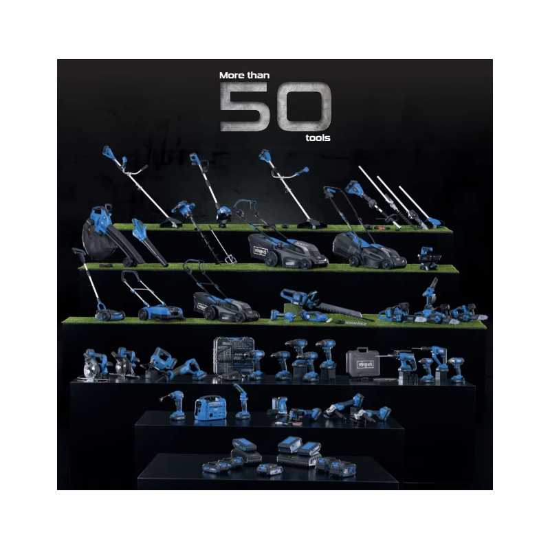 SBSK4.0 STARTA KOMPLEKTS 2: 4,0Ah Li-ion akum.+2,4A lādētājs, Scheppach