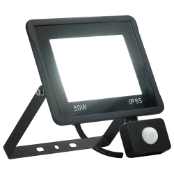 vidaXL LED prožektors ar sensoru, 50 W, vēsi balta gaisma