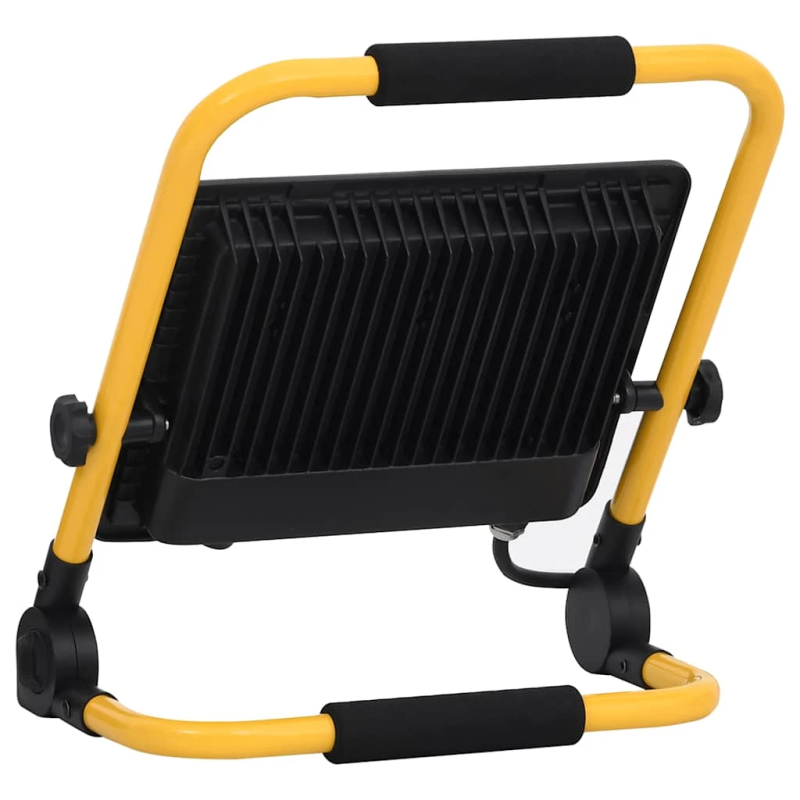 vidaXL LED prožektors ar rokturi, 100 W, silti balta gaisma