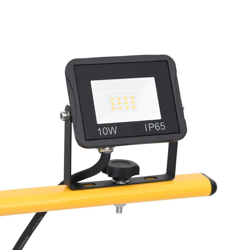 vidaXL LED prožektors ar statīvu, 2x10 W, vēsi balta gaisma