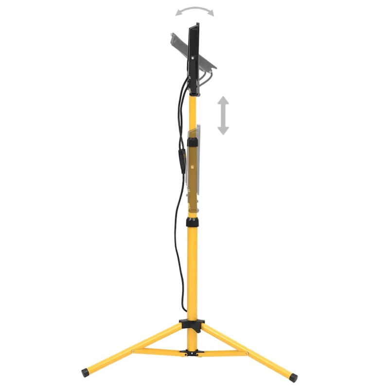 vidaXL LED prožektors ar statīvu, 2x100 W, vēsi balta gaisma