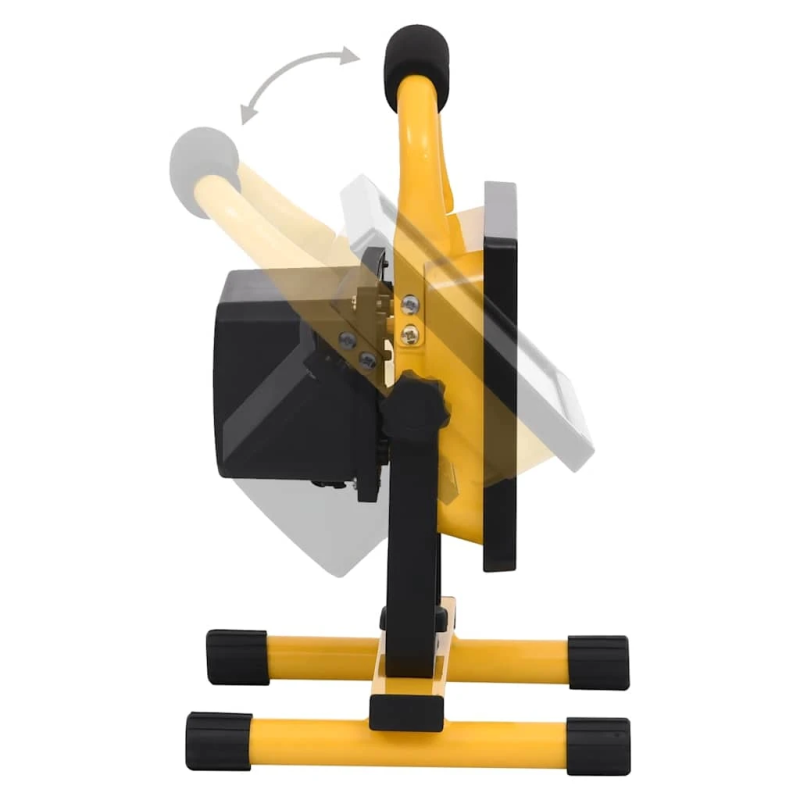 vidaXL LED prožektors ar rokturi, uzlādējams, 30 W, vēsi balta gaisma