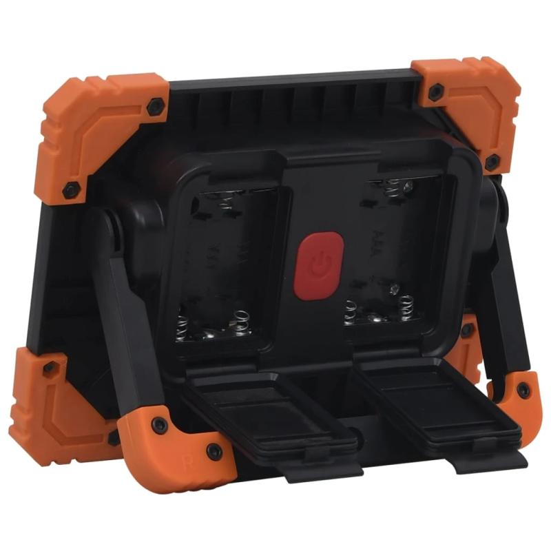 vidaXL LED prožektors, pārnēsājams, ABS 10 W, vēsi balta gaisma