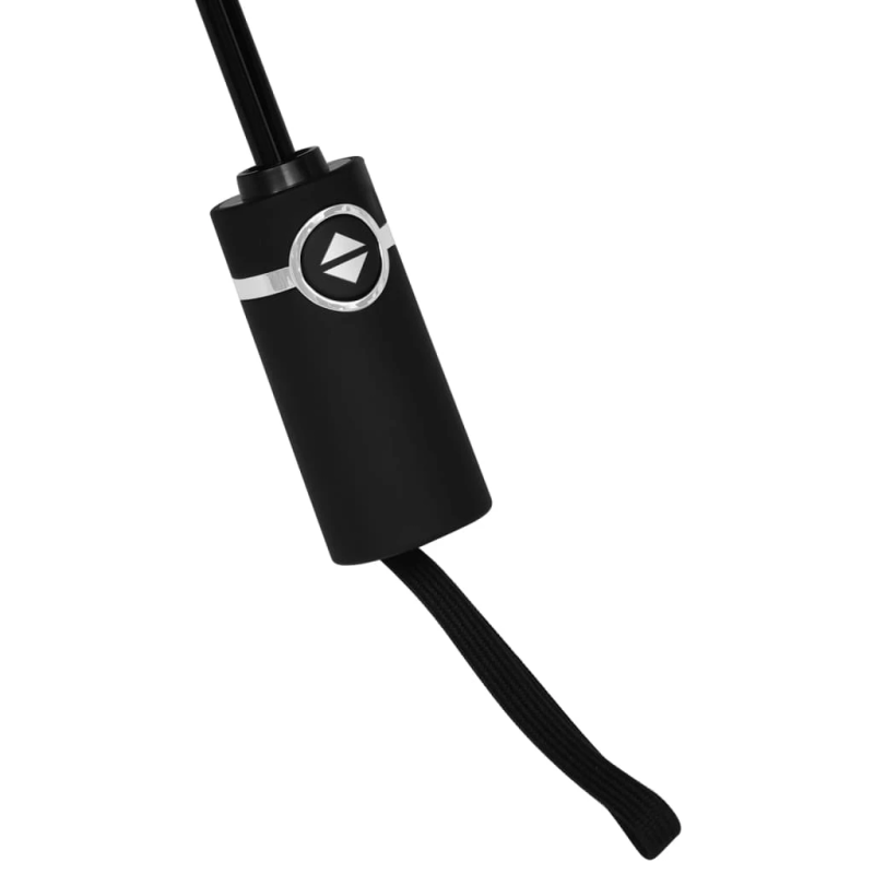 vidaXL lietussargs, automātiska aiztaisīšanās, 104 cm, melns