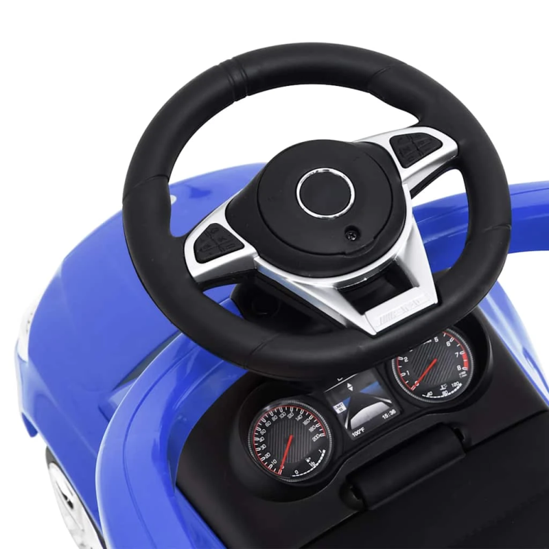 vidaXL stumjams rotaļu auto, Mercedes-Benz C63, zils