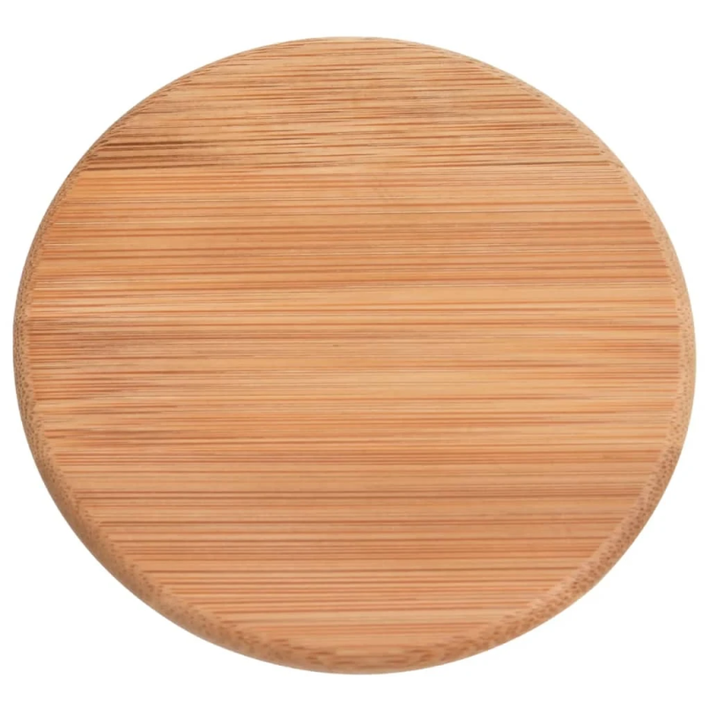 vidaXL uzglabāšanas burkas ar bambusa vāku, 4 gab., 800 ml