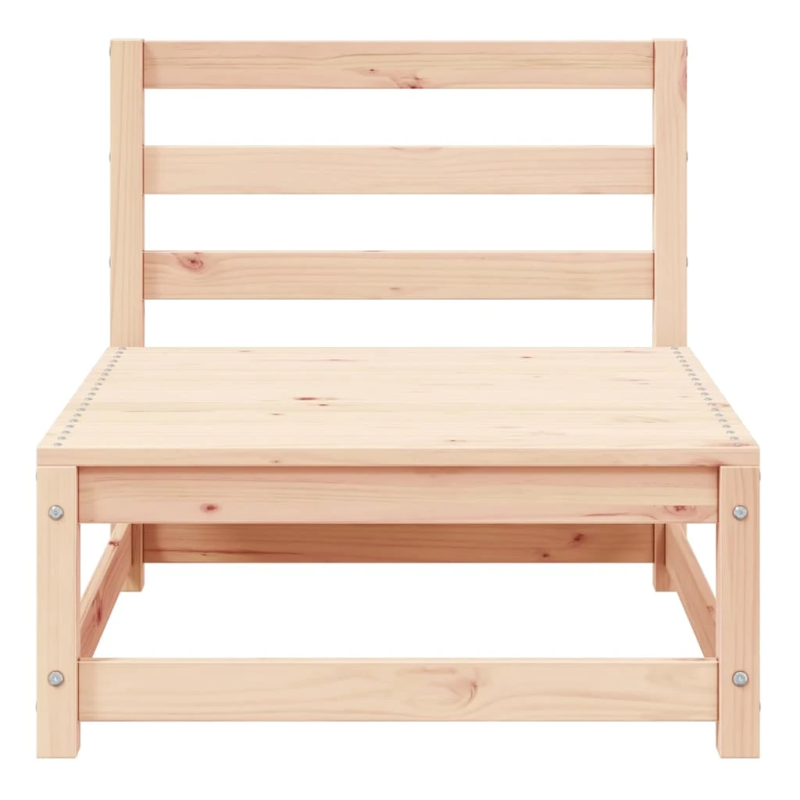 vidaXL 3-daļīgs dārza atpūtas mēbeļu komplekts, priedes masīvkoks