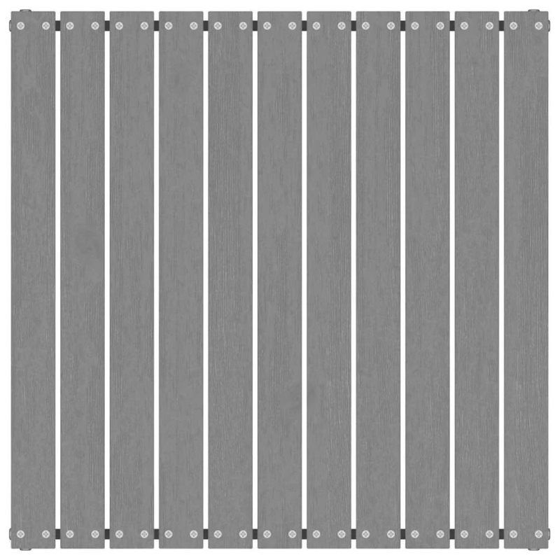 vidaXL dārza soliņš ar matraci, pelēks priedes masīvkoks