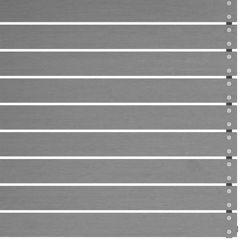 vidaXL 2-vietīgs dārza dīvāns ar matračiem, pelēks priedes masīvkoks