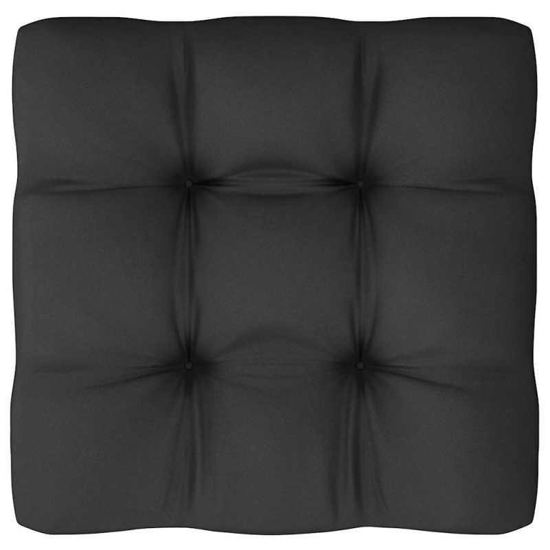 vidaXL 2-vietīgs dārza dīvāns ar matračiem, pelēks priedes masīvkoks