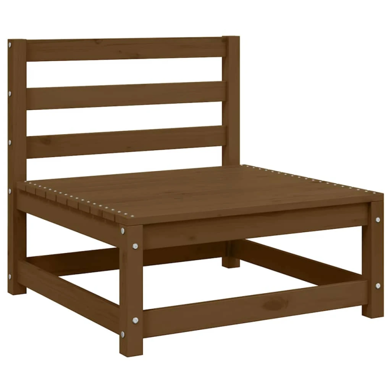 vidaXL 2-daļīgs dārza atpūtas mēbeļu komplekts ar matračiem, priede