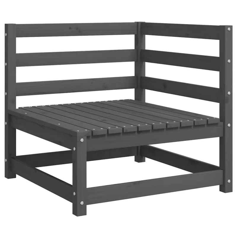 vidaXL 2-daļīgs dārza atpūtas mēbeļu komplekts ar matračiem, priede