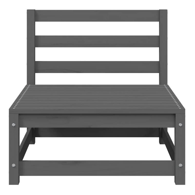 vidaXL 2-daļīgs dārza atpūtas mēbeļu komplekts ar matračiem, priede