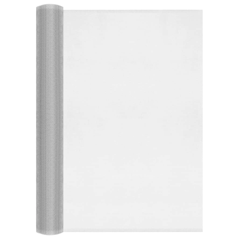 vidaXL siets, alumīnijs, 60x500 cm, sudraba krāsā