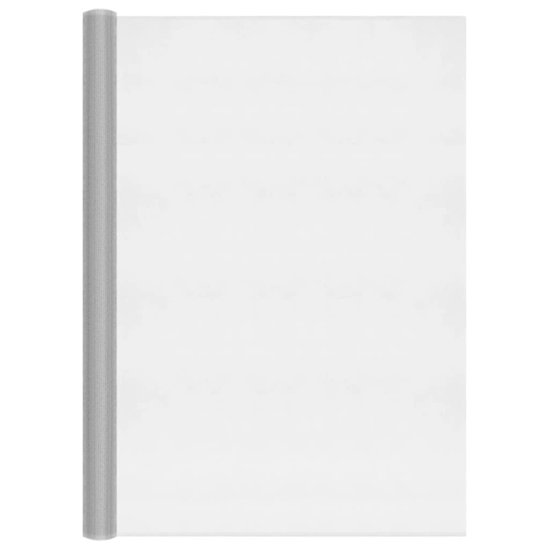 vidaXL siets, alumīnijs, 112x2000 cm, sudraba krāsā