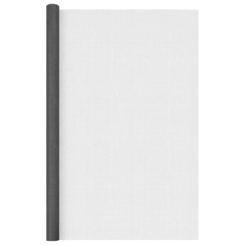 vidaXL siets, stiklšķiedra, 112x500 cm, melns