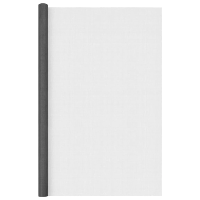 vidaXL siets, stiklšķiedra, 112x2000 cm, melns