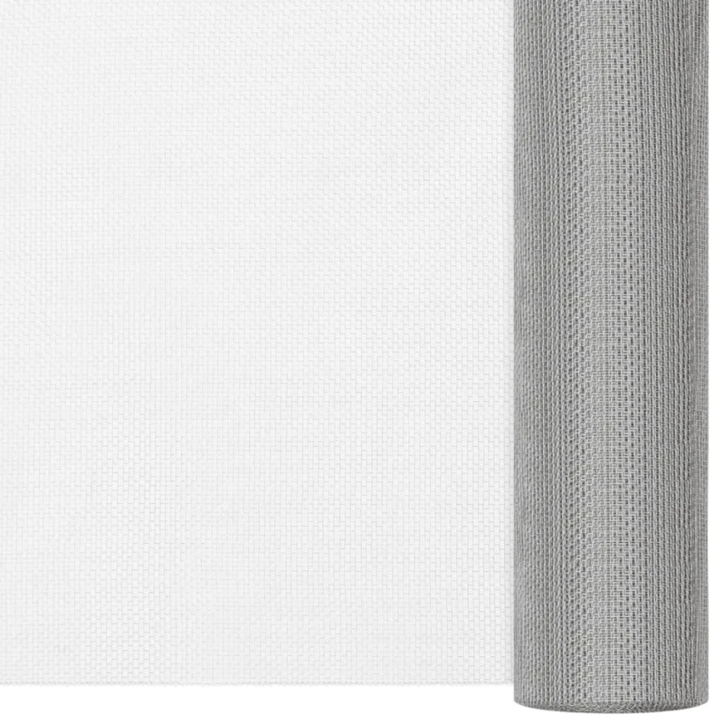 vidaXL siets, nerūsējošs tērauds, 60x500 cm, sudraba krāsā