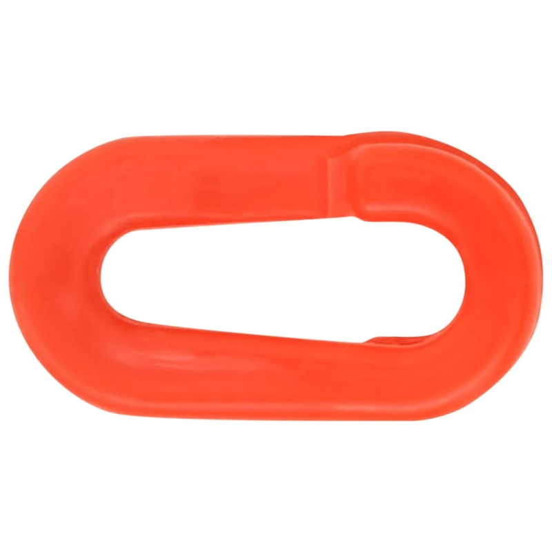 vidaXL ceļa stabiņi ar ķēdi, 10 gab., 75 cm, PE