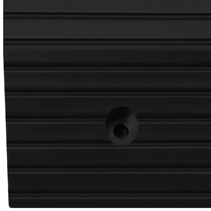 vidaXL uzbraukšanas rampa, 49x40x8 cm, gumija