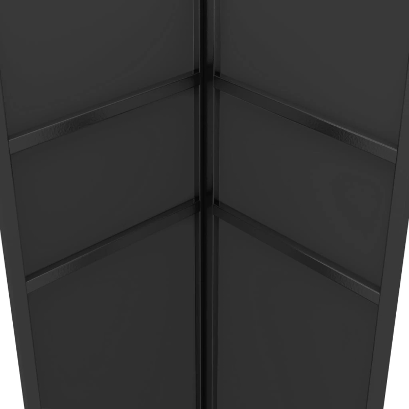 vidaXL dārza nojume ar dubulto jumtu un LED lampiņām, 3x3 m, pelēka