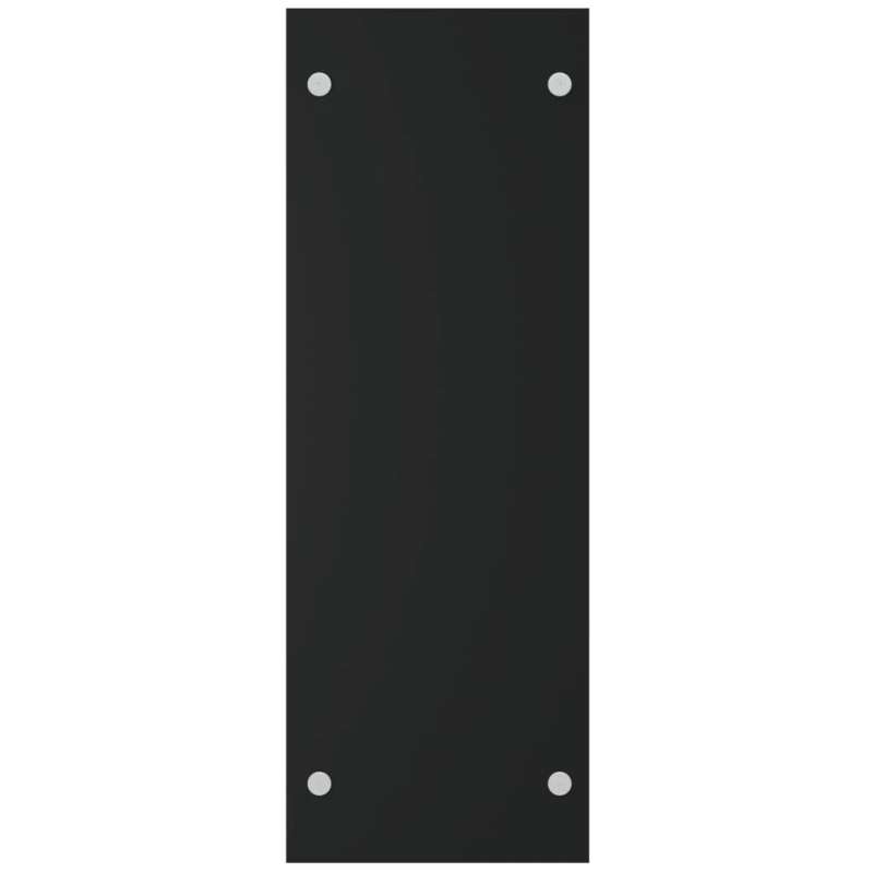 vidaXL malkas uzglabāšanas statīvs, melns, 40x35x100 cm, rūdīts stikls