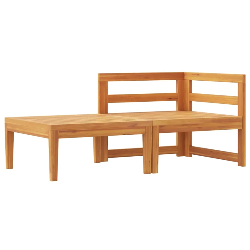 vidaXL 2-daļīgs dārza atpūtas mēbeļu komplekts ar spilveniem, akācija