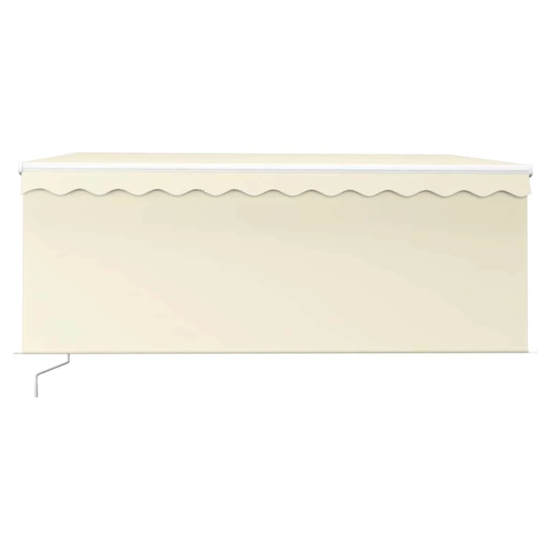 vidaXL izvelkama markīze ar žalūziju, 3x2,5 m, manuāla, krēmkrāsas