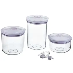 Gastroback 46110 Vacuum Canister 3pcs Round