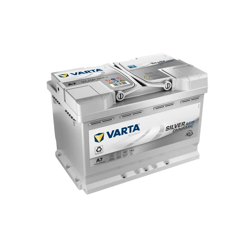 Car battery vartaxev agm a7 70ah-760a