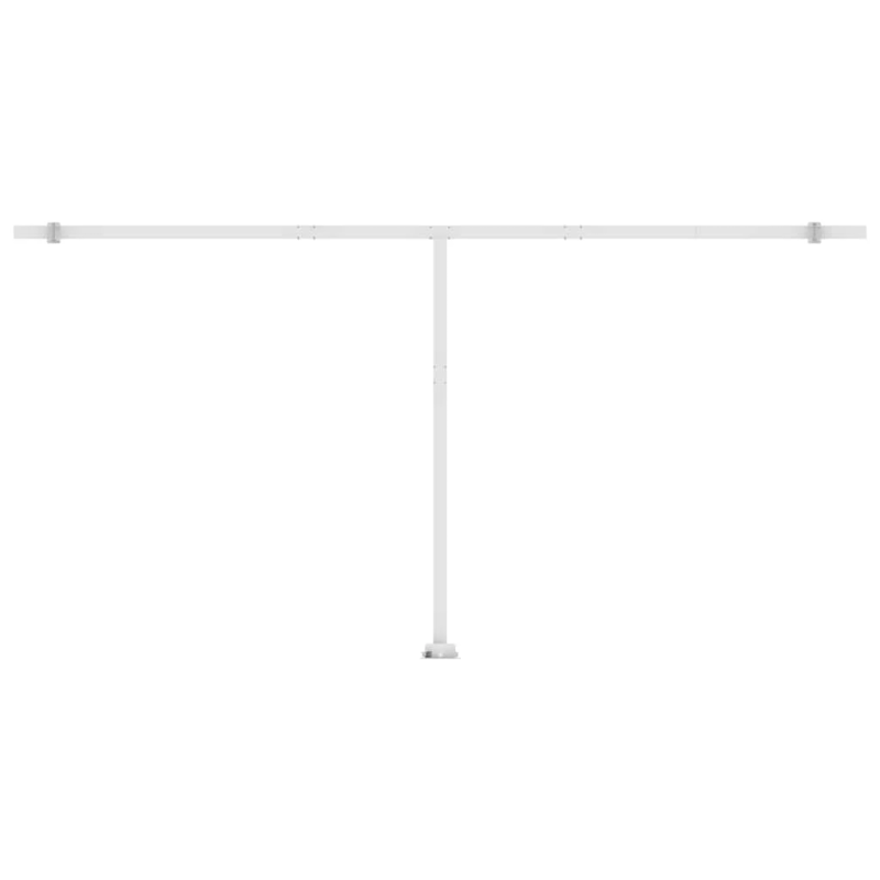 vidaXL izvelkama markīze ar LED, manuāla, 600x300 cm, krēmkrāsas