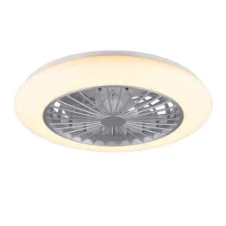 Lampa griestu+ventilat. stralsund pelēka
