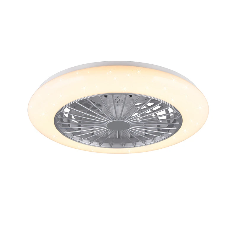 Lampa griestu+ventilat. stralsund pelēka