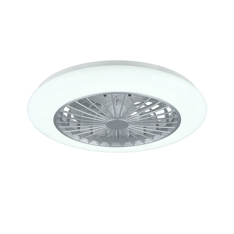 Lampa griestu+ventilat. stralsund pelēka