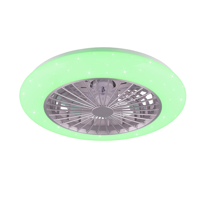 Lampa griestu+ventilat. stralsund pelēka