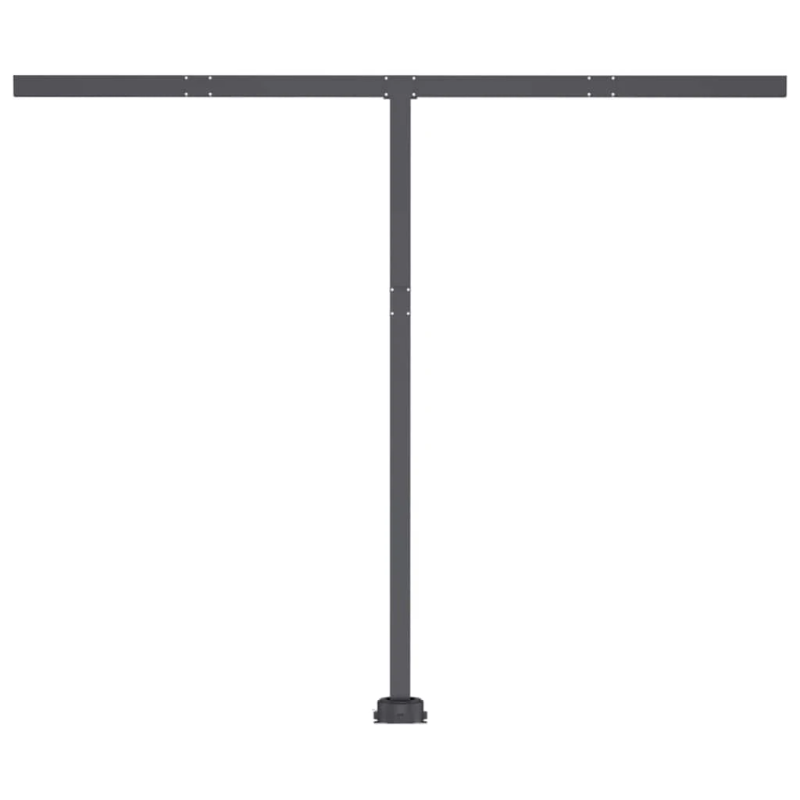 vidaXL izvelkama markīze ar LED, 300x250 cm, manuāla, zila un balta