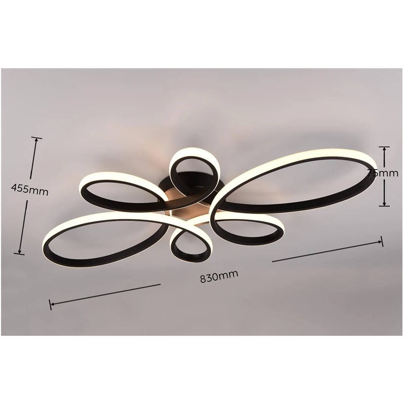 Gr. lampa led fly 83cm 3000k 32w mat.mel