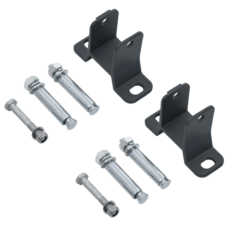 vidaXL izvelkama markīze ar stabu, 400x300 cm, manuāla, zila-balta