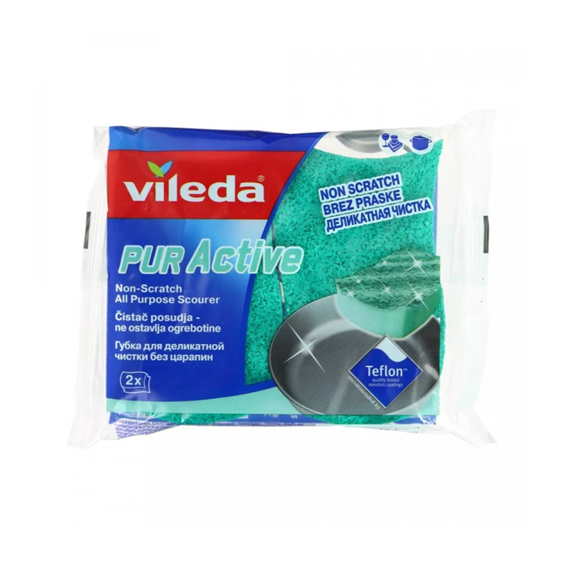 Vileda PurActive trauku švammes, 2 gab.
