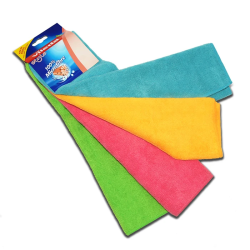 Vileda Microfibre Colors XL mikrošķiedras drānas, 4 gab.