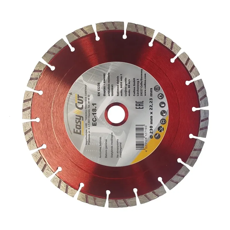 Griešanas asmens Cedima EC-18.1, 300 mm x 25.4 mm x 2.8 mm